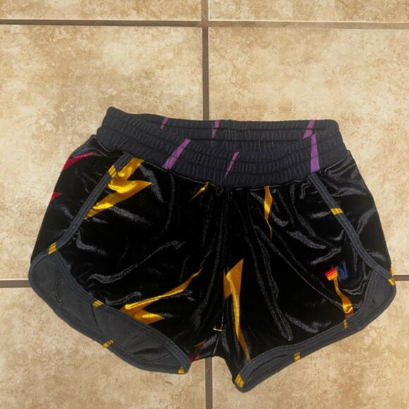 Aviator Nation Lightning Bolt velvet shorts size xs - Picture 1 of 5